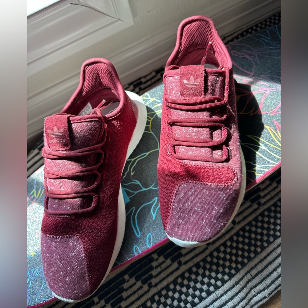 Women’s Marroon Adidas Sneakers